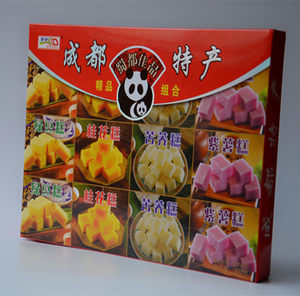 四川成都特產(chǎn)蜀都糕點精品組合300克禮盒裝旅游特色食品